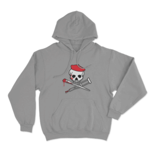 Jackass Art Show Logo Unisex Hoodie Grey