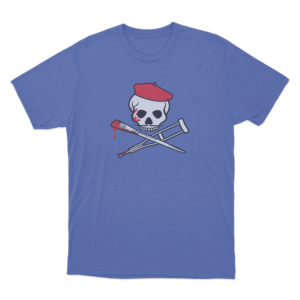 Jackass Art Show Logo Unisex T Shirt Blue