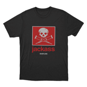 Jackass Box Logo Unisex T Shirt Black