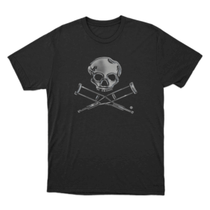 Jackass Chrome Logo Unisex T Shirt Black