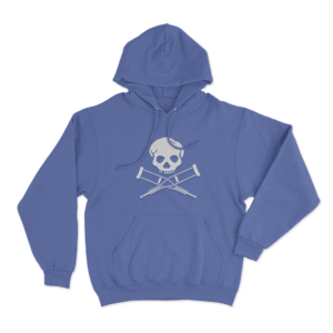 Jackass Logo Unisex Hoodie Blue