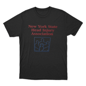 New York State Head Injury Association Unisex T Shirt Black
